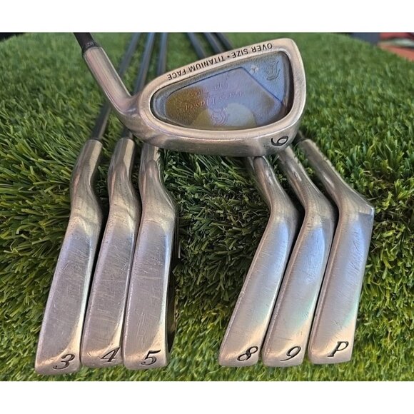 GARY PLAYER GPX-Ti 162 OVERSIZE Titanium Iron Set 3-PW RH Graphite Reg * No 7 - Picture 1 of 8